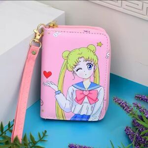 COPY - New Sailor Moon Cute Little Wallet, Girl’s Pink Wallet
